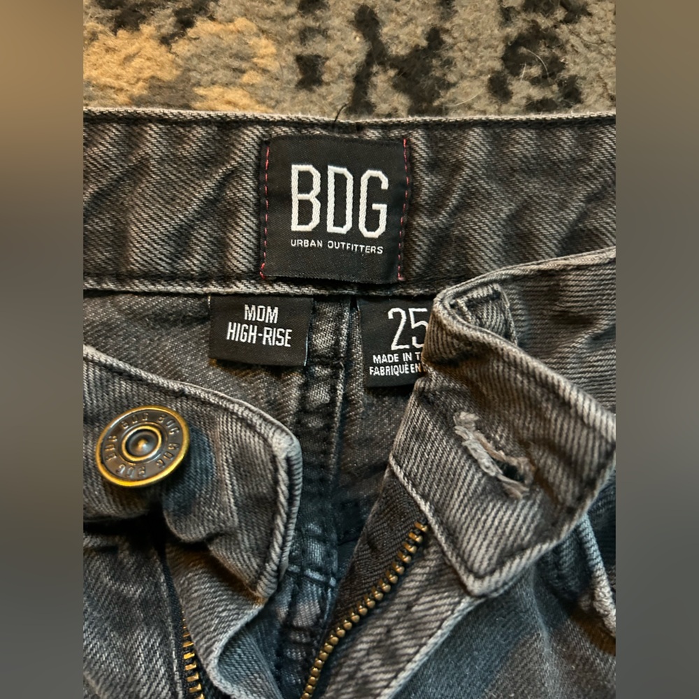BDG Urban Outfitters Faded Black Mom High-Rise Jeans